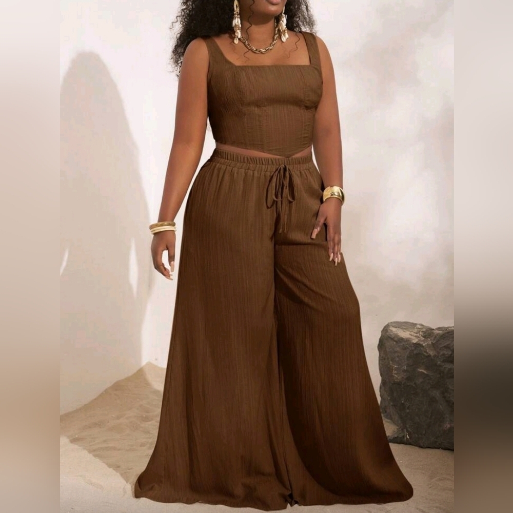 Shein Wideleg Pants Set